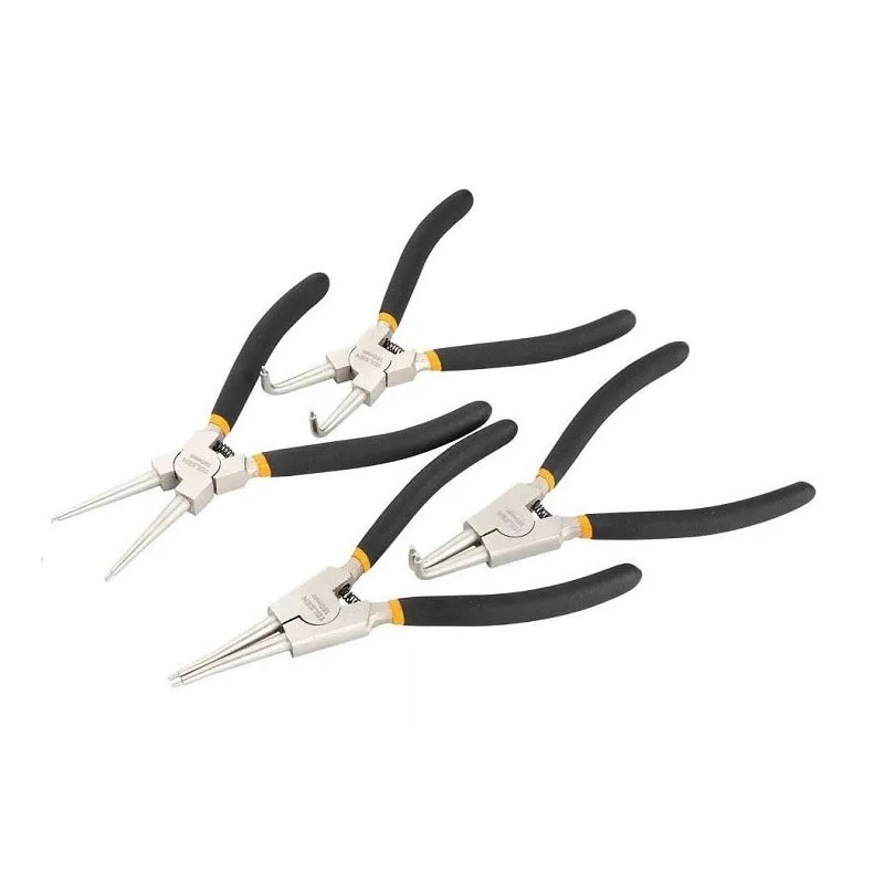 SET DE 4  ALICATES DE PINZA  7"