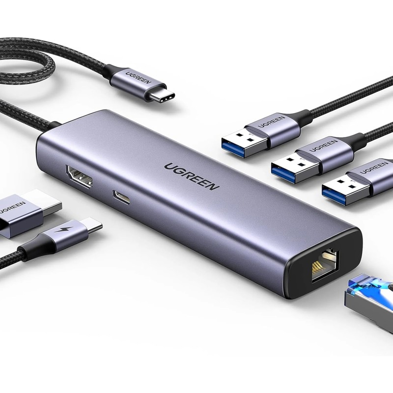 UGREEN REVODOK HUB USB-C 6EN1