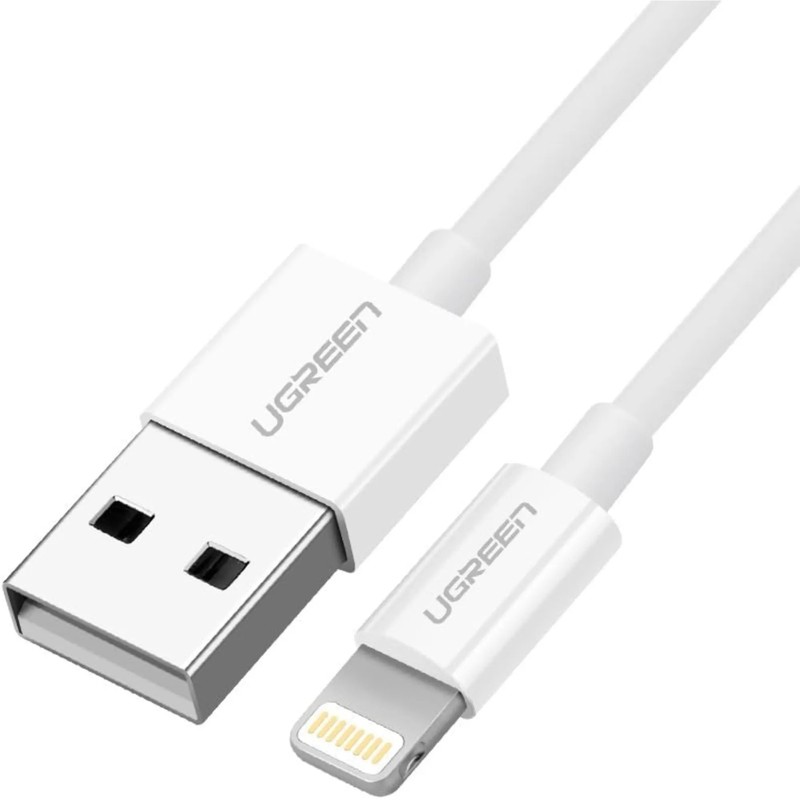 CABLE DE CARGA LIGHTNING MFI BLANCO