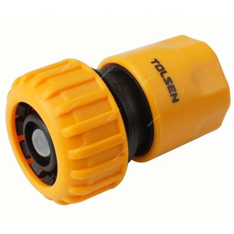 CONECTOR DE MANGUERA CON BLOQUEO DE AGUA