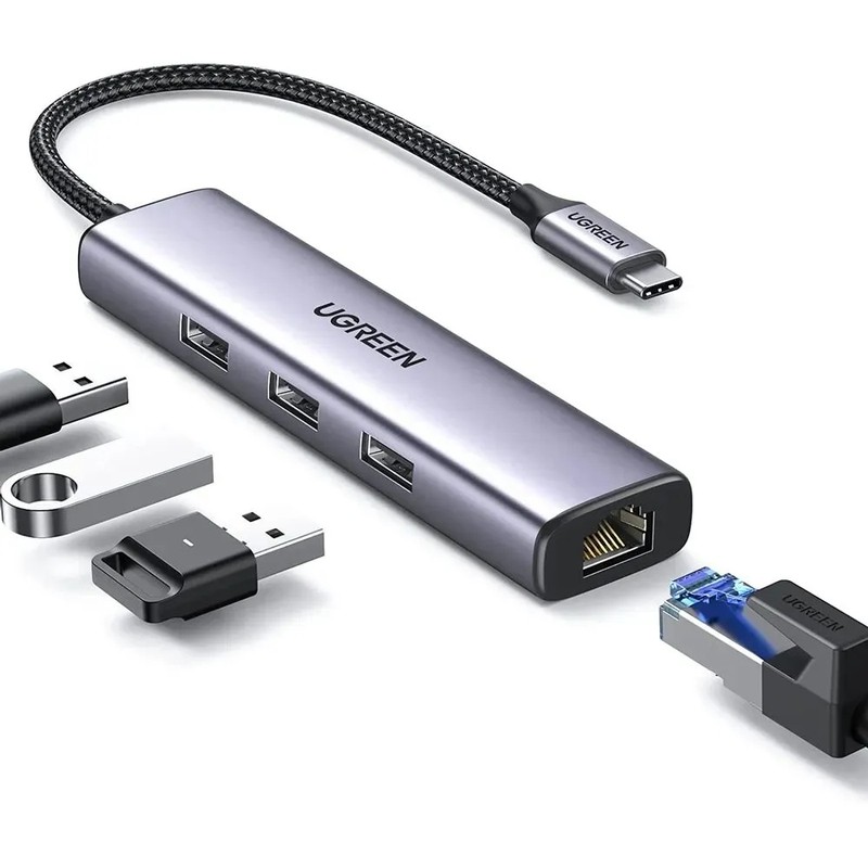 HUB USB-C 4 EN 1 GIGABIT