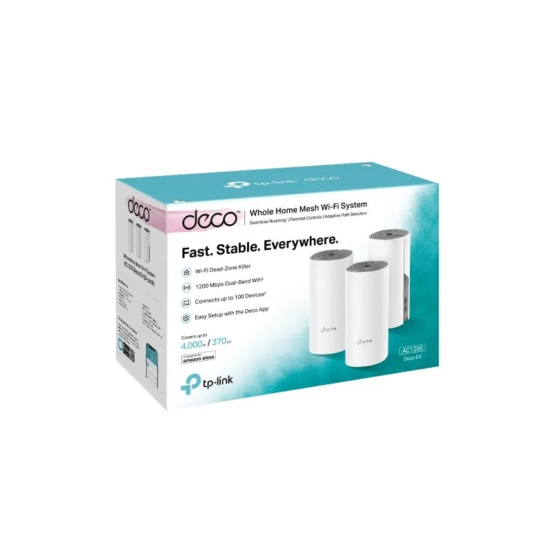 SISTEMAS WI-FI MESH DECO E4(3-PACK)