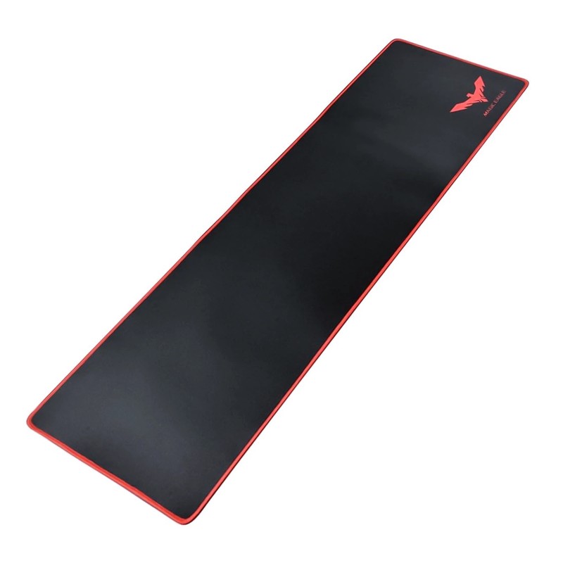 MOUSE PAD NEGRO DE TELA Y CAUCHO
