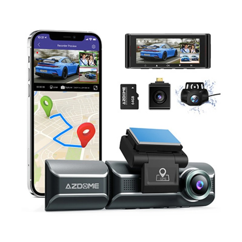 DASH CAM 3CH 4K