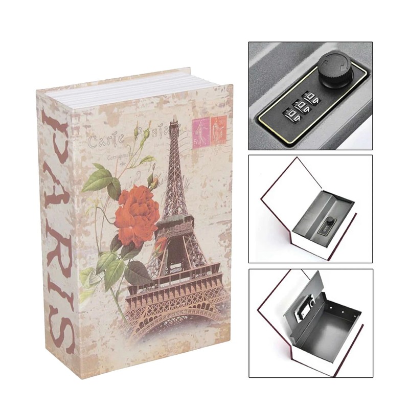 CAJA FUERTE TIPO LIBRO PORTADA PARIS